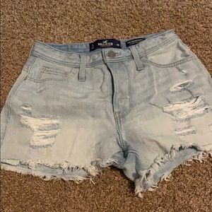 Hollister mom jean shorts